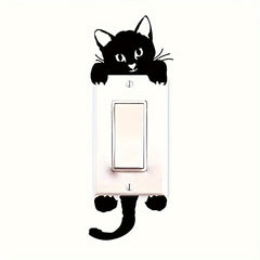 Cat Bedroom Switch Sticker Removable 3D Wall Sticker