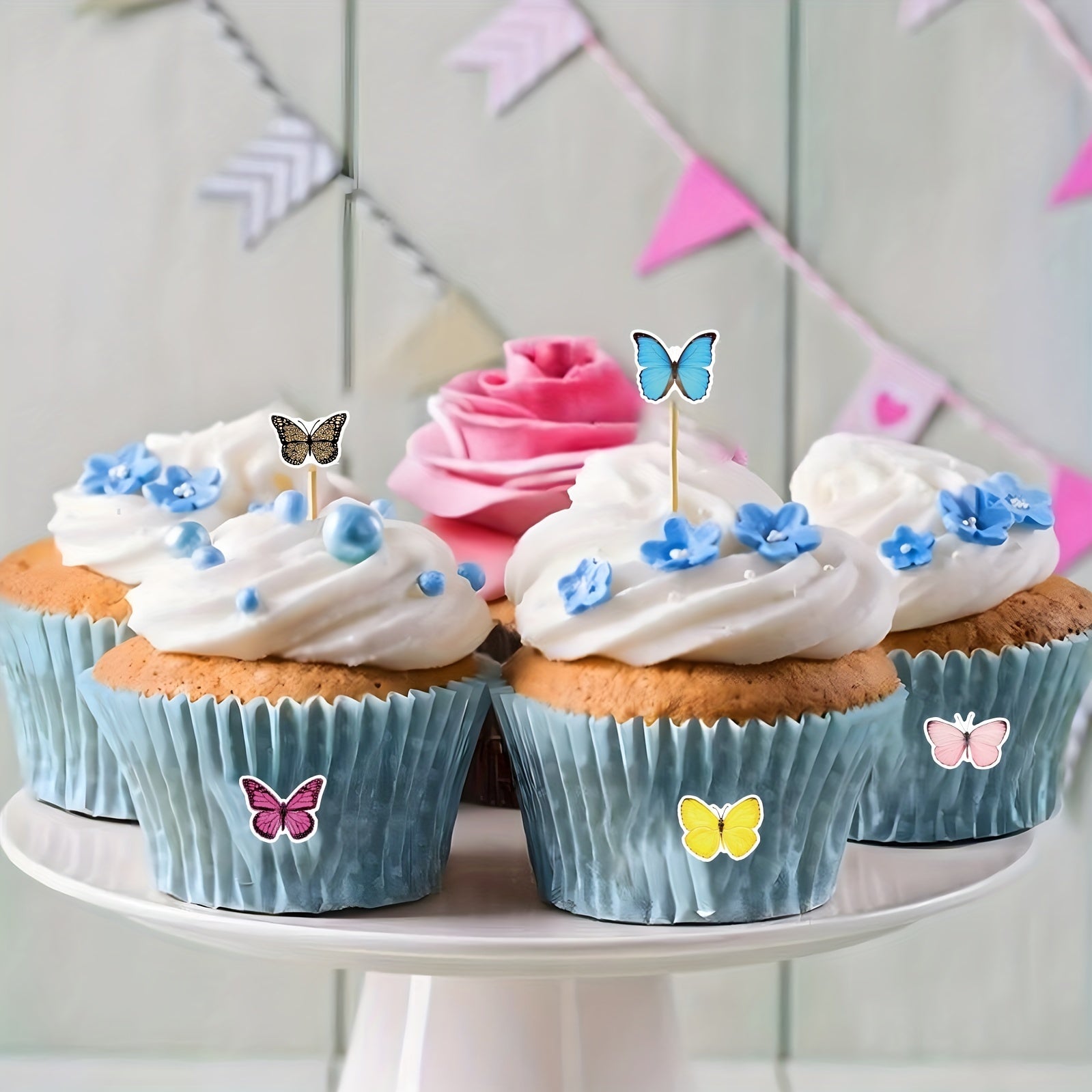 500pcs Butterfly Stickers - Kids Parties Decorations & Envelope Seals