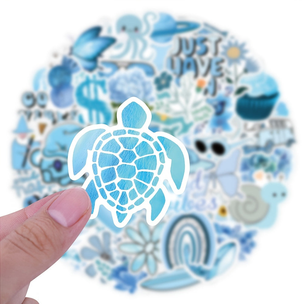 60pcs Waterproof Vinyl Stickers Pack for Water Bottle Laptop Cellphone