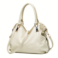 Large Capacity Crossbody Bag Soft PU Leather Satchel Purses