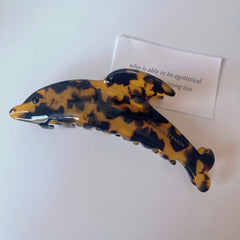 Cartoon Dolphin Shark Claw Clip for Girls, Hair Accessory