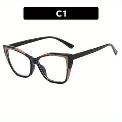 Cat Eye Anti Light Glasses TR90 Block Clear Lens Glasses
