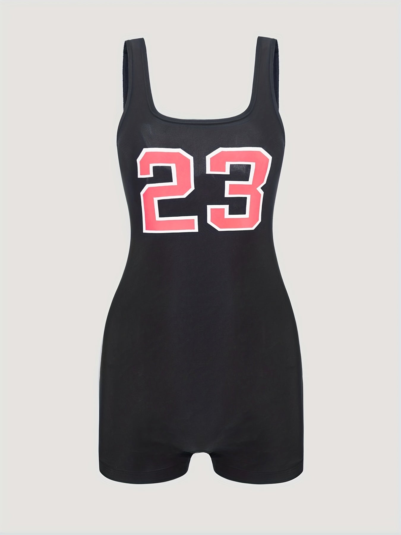 Sleeveless Tank Romper Sports Jumpsuit for Women