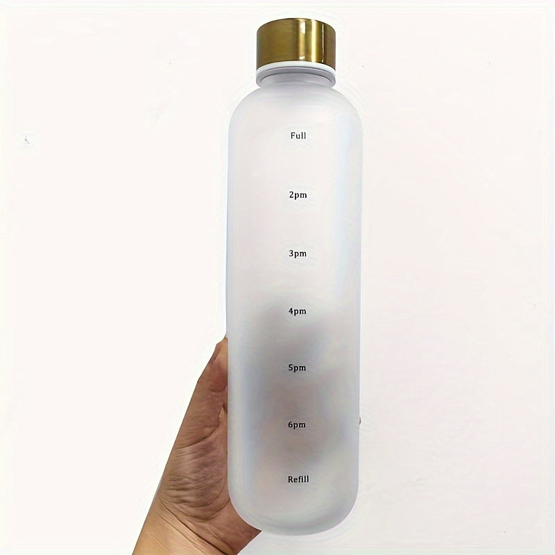 Motivational 32oz Water Bottle With Time Marker