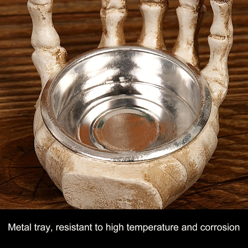Gothic Candlestick Holders Tea Light Spooky Crafts Resin Tableware Decorations