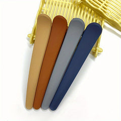 Matte Hair Clip Style Solid Hair Clip Side Clip Hair Accessories