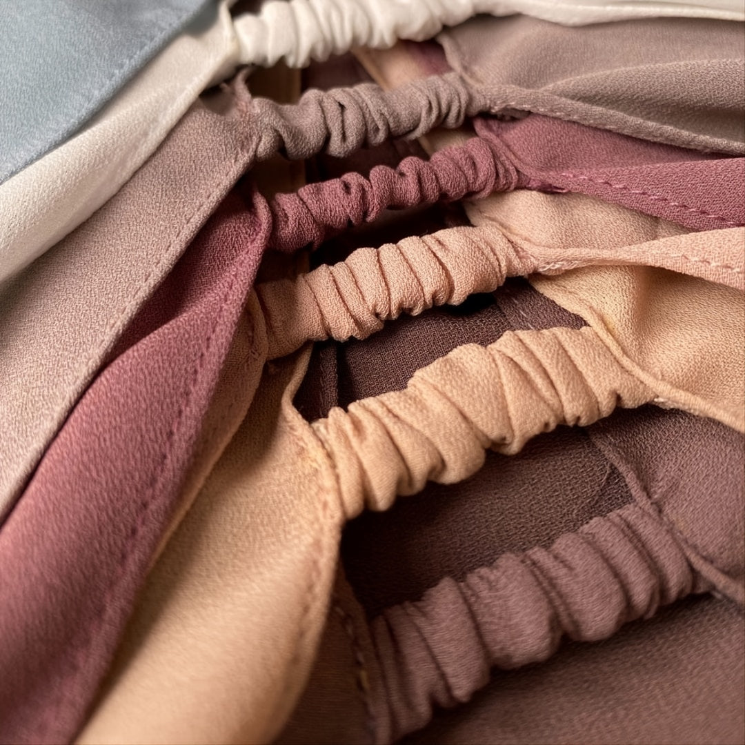 Solid Chiffon Hijab Scarf Women's Long Shawl Lightweight Hair Wrap