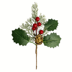 4pcs Christmas Tree Decorations Artificial Plant Branches For Home & Wedding