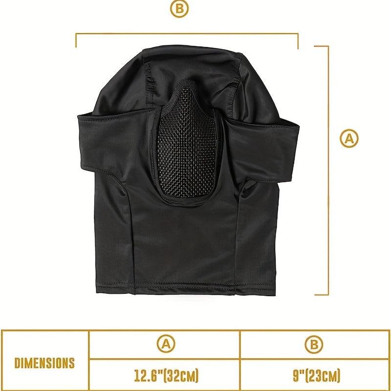 Tactical Full Face Balaclava Cap Metal Mesh Mask for Airsoft Paintball
