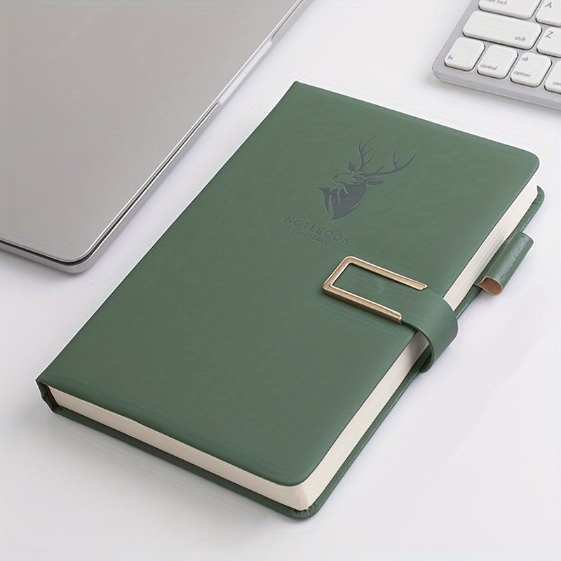 360 Page Leather Buckle A5 Notebook for Home Office and Study
