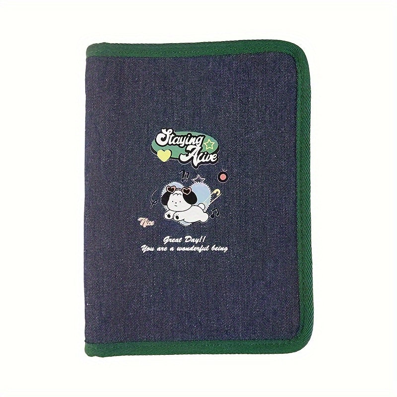 A5 Retro Denim Journal Book Removable Good Looking Diary Notebook