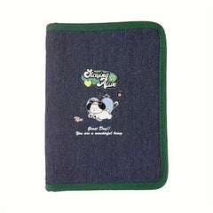 A5 Retro Denim Journal Book Removable Good Looking Diary Notebook