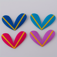 4pcs Iron On Patches Sew On Embroidered Applique Repair Patch DIY Crafts