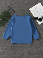 Dinosaur Print Boys Casual Pullover Sweatshirt Long Sleeve Crew Neck Tops
