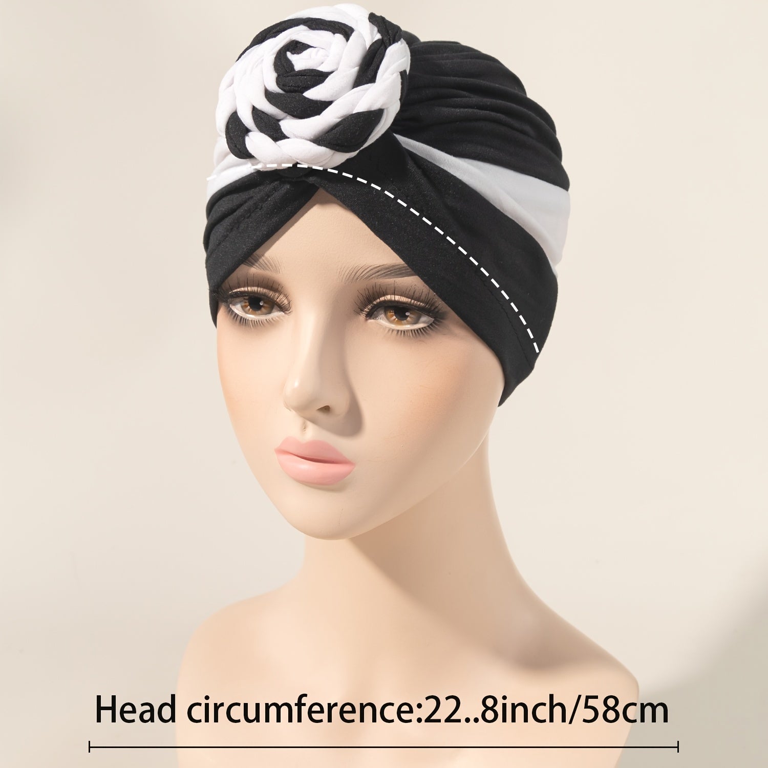 Pre Tied Turban Head Wrap for Women Twist Knot Hat