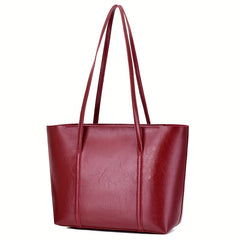 Minimalist Large Capacity Tote Bag Solid Crossbody Bag Women's Handbag