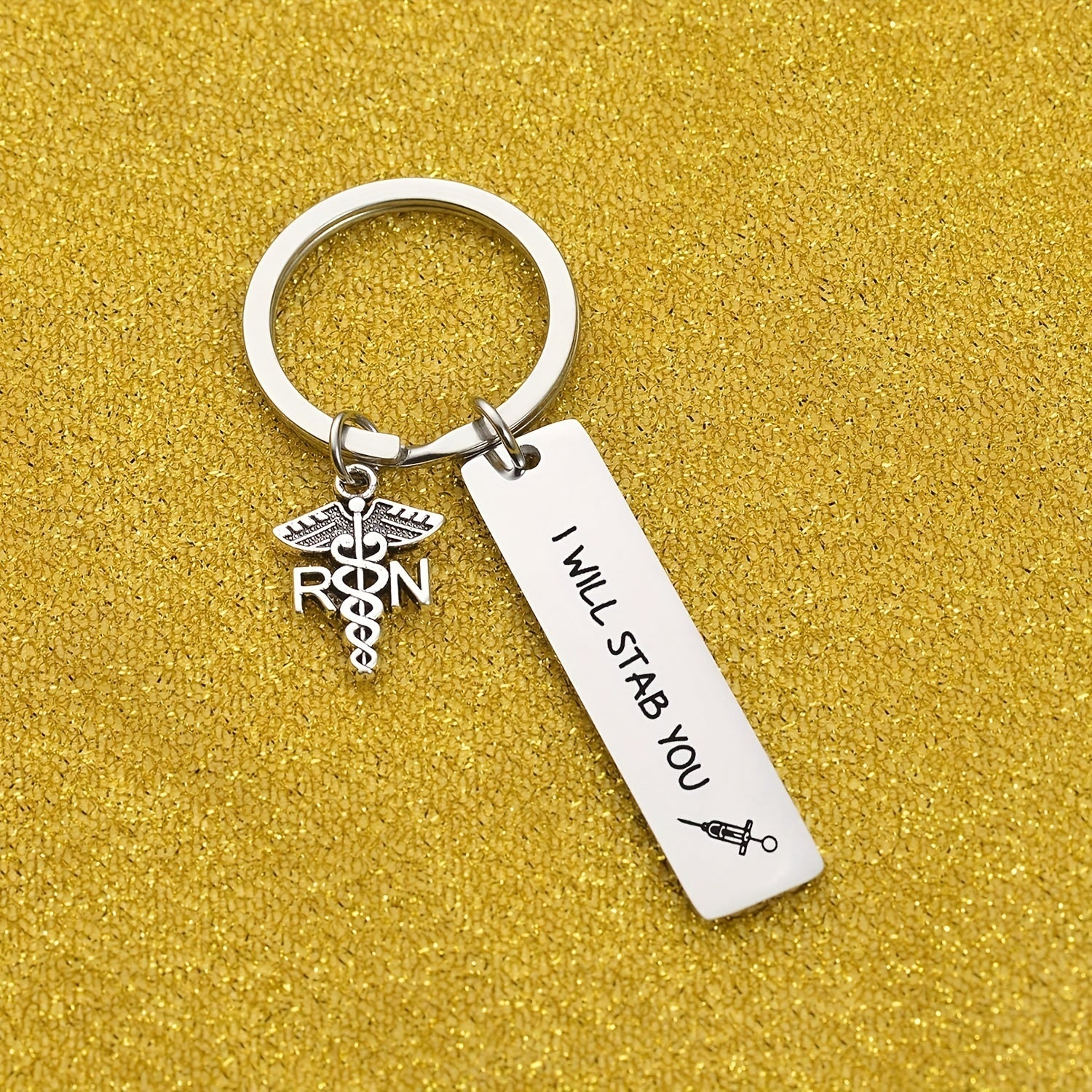 Stainless Steel Keychain Nurse's Gift