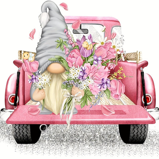 Gnome Truck Diamond Painting Kit 5D Art Home Decor 19.81 x 19.81 cm
