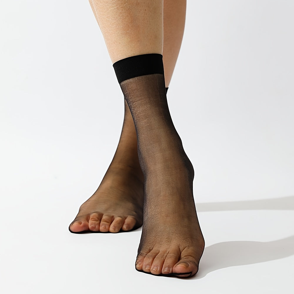5 Pairs Assorted No Show Socks for Women