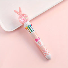 Student 10 Color Ballpoint Pen Cartoon Design