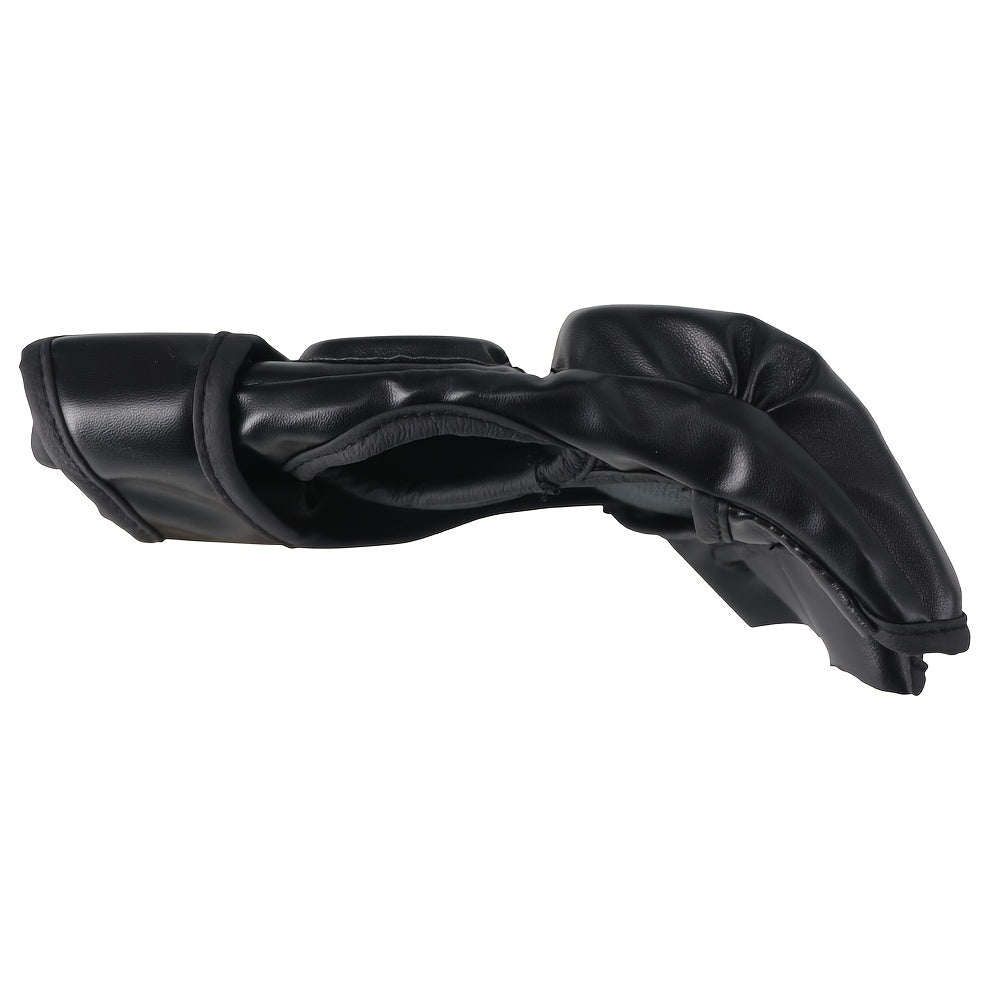 Adult Half Finger Boxing Gloves for Sanda and Pu - Protective Training Gear