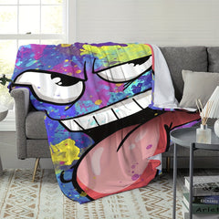 Ghost Face Printed Blanket for Home & Outdoor Use