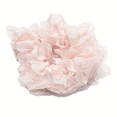 Ruched Ruffled Scrunchies Hair Tie Lace Hair Rope Sweet Ponytail Holder