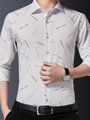 Men's Classic Button Up Shirt for Business Occasion