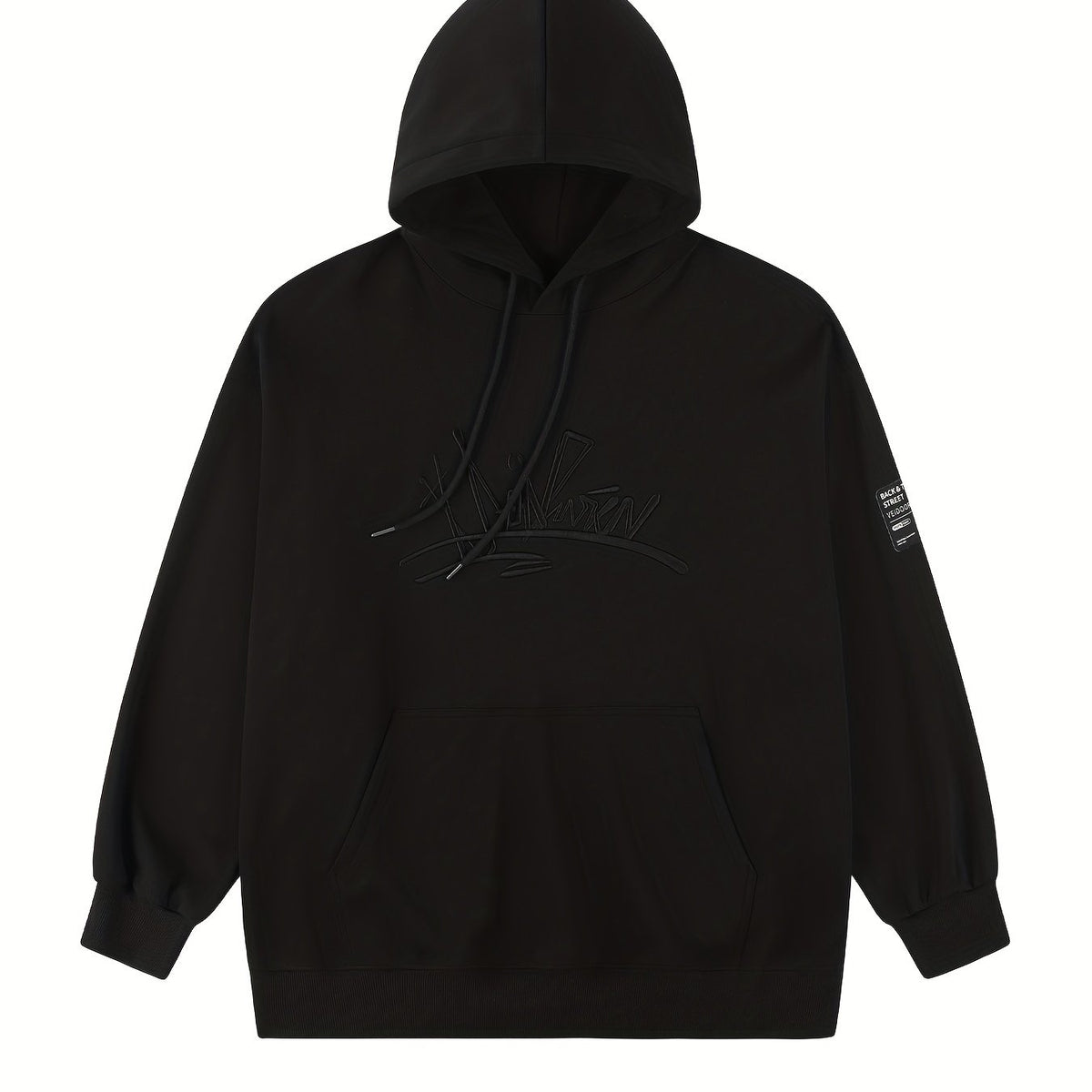 Men's Graphic Pullover Hoodie with Kangaroo Pocket