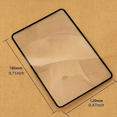 180X120mm PVC Magnifier Ultra Thin Convenient