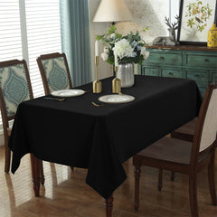 4pcs Elastic Table Cover Round Stretch Tablecloth Cocktail Fitted Tablecloths