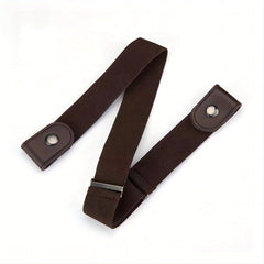 Elastic Invisible Belt Woven Fabric No Trace Unisex Belt