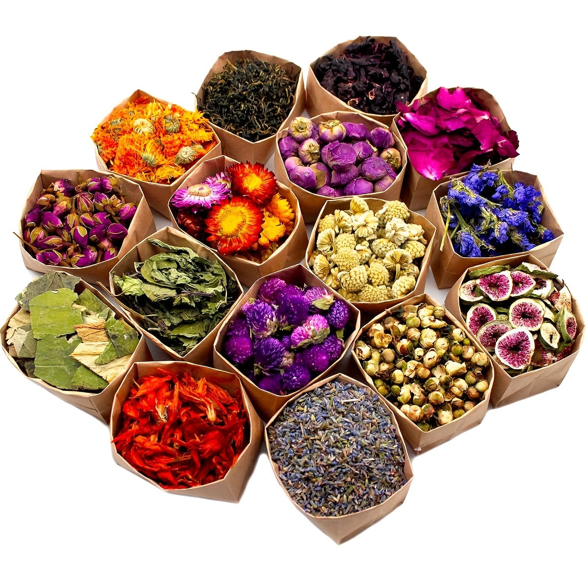 Dried Flowers Herbs Candle Soap Making Tea Baking Sachets - Lemon Lavend