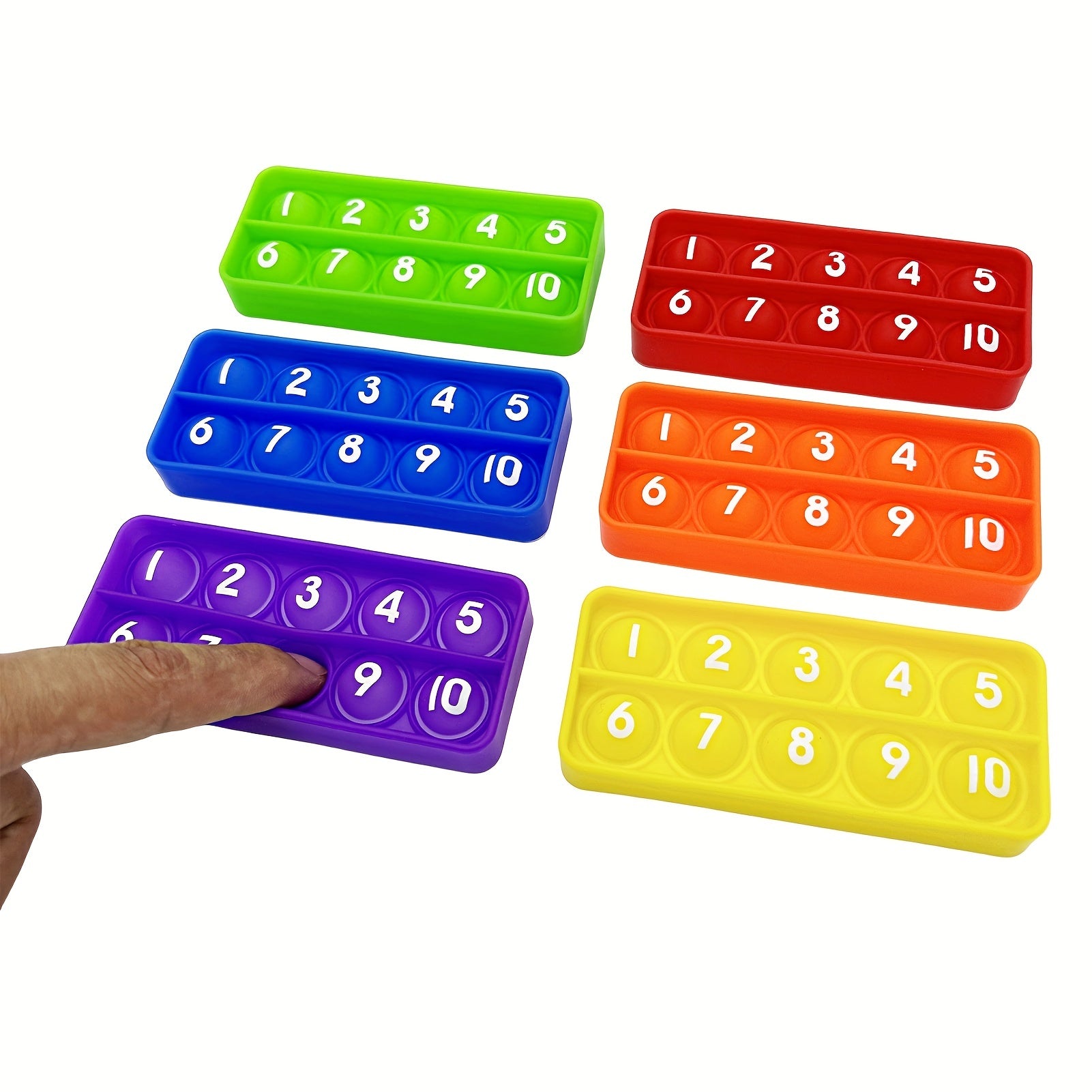 Ten Frames Math Pop Games Toy For Kids