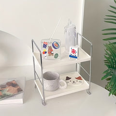 Desktop Storage Rack Cosmetic Shelf Organize Storage Rack Organizer Shelf