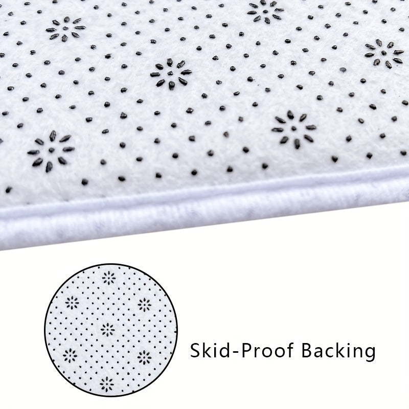 Non Slip Crystal Velvet Area Rug for Living Room Bedroom Nursery