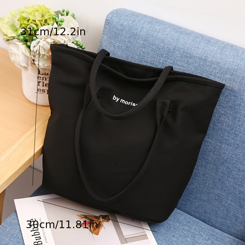 Large Capacity Canvas Shoulder Bag for Students