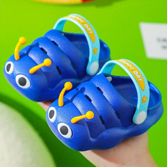 Baby Girl's Cartoon Printed Foam Slides Non Slip Slippers Clogs