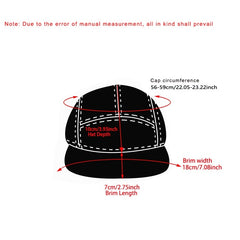 Men's Casual Letter Stitched Mark Fitted Cap Brim Hat