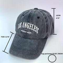 Alphabet Embroidery Baseball Cap Sunshade Soft Top Hat
