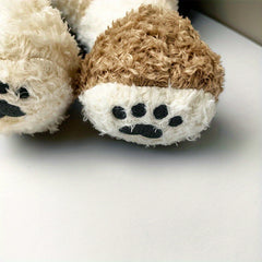 Flower Cat Plush Toy with Pockets
