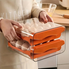 Refrigerator Egg Storage Box Double Layer Holder