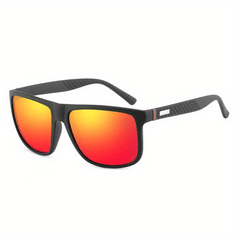 Men's Vintage Square Frame Sunglasses Polarized Driving Sun Glasses