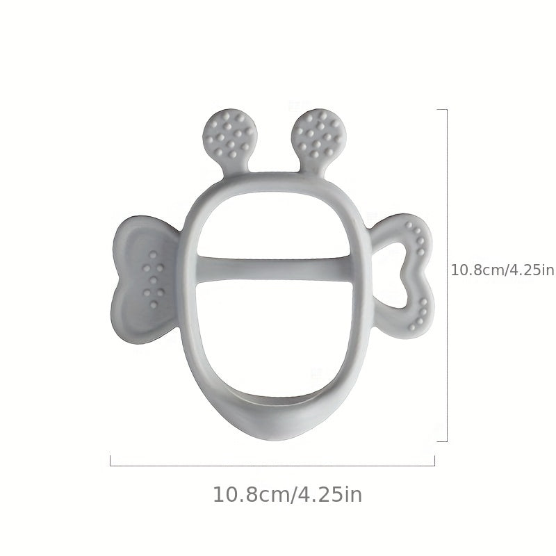 3D Bee Teether Teething Toy Baby Soft Teether