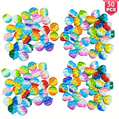 Bulk Sensory Fidget Keychains 90pcs for Kids Party Favors