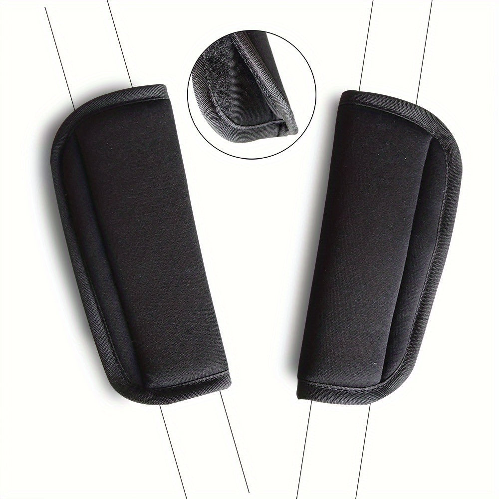 3 Piece Seat Safety Belt Shoulder Pad Front Stool Cover