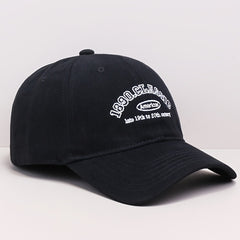 Letter Embroidered Baseball Cap Vintage Unisex Adjustable Sports Sun Hat