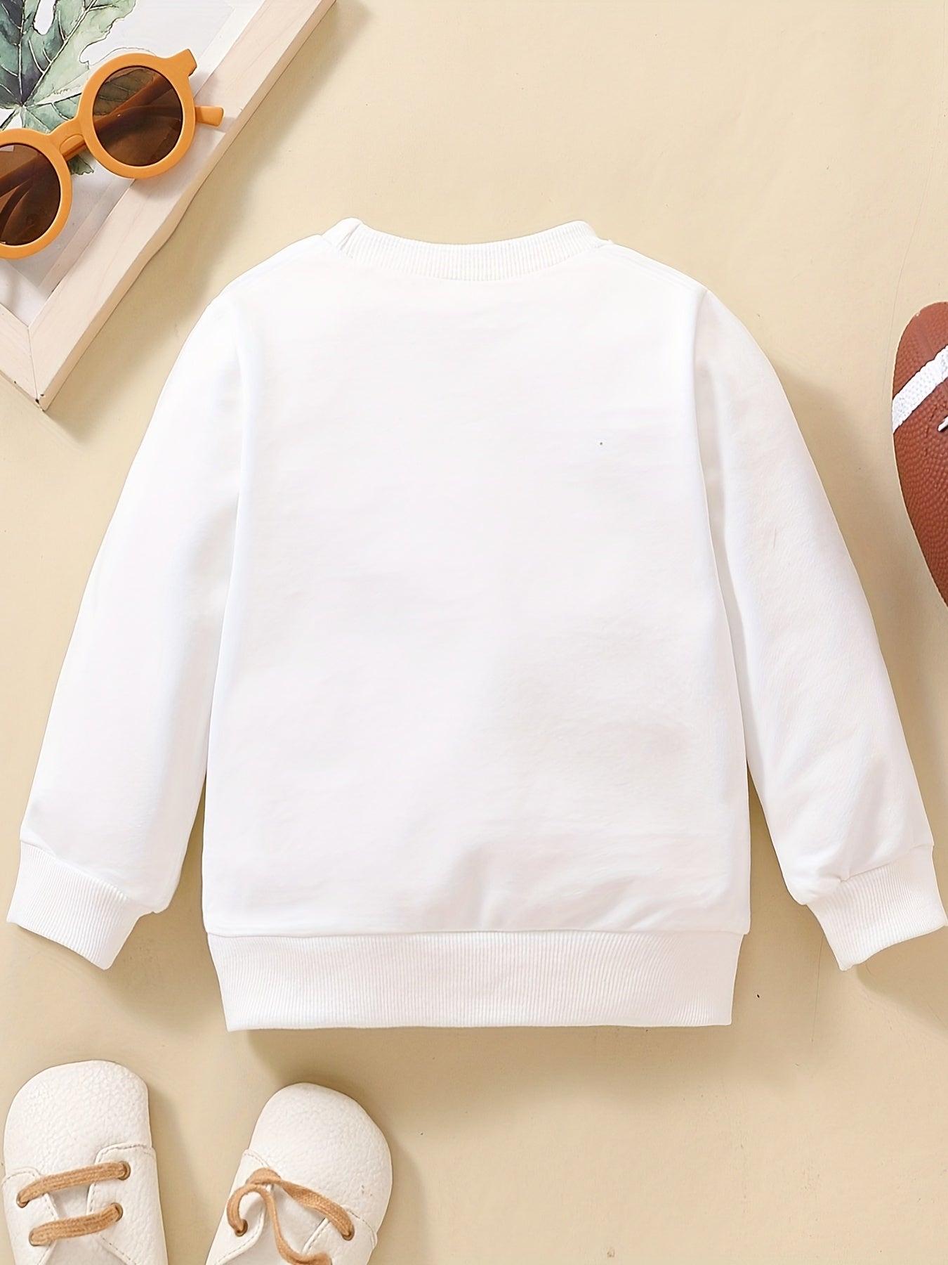 Baby Boy's Graphic Long Sleeve Crew Neck Sweatshirt
