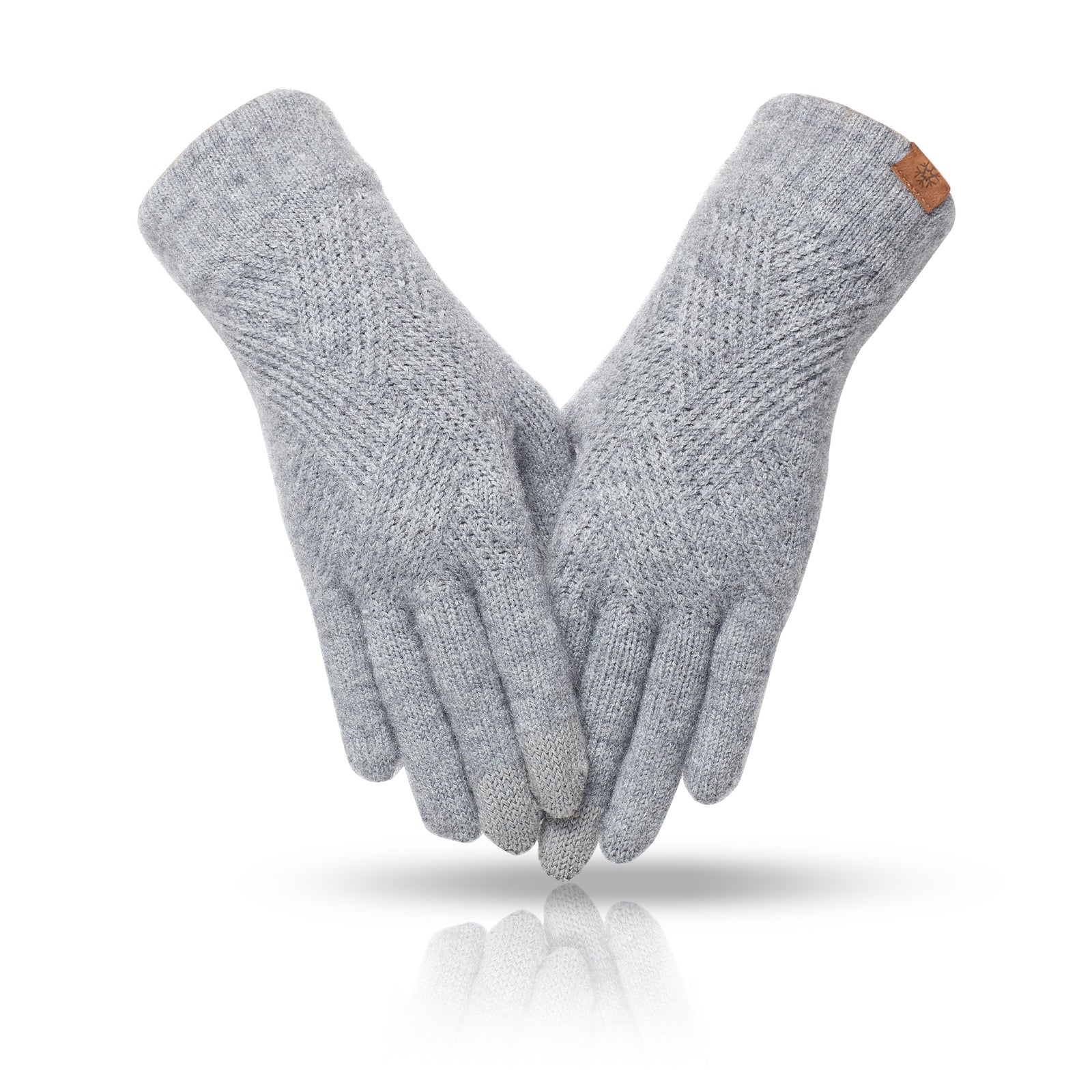 Women's Winter Touchscreen Stretch Thermal Magic Gloves Warm Wool Knitted