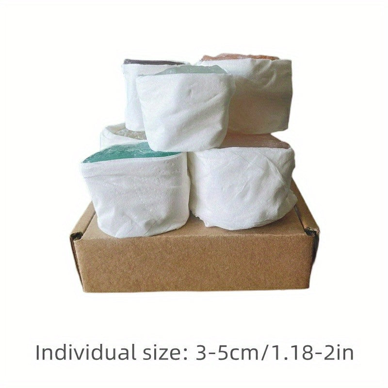 Natural Gemstone Bare Stone Jewelry Carved Transparent Crystal Decorative Stone